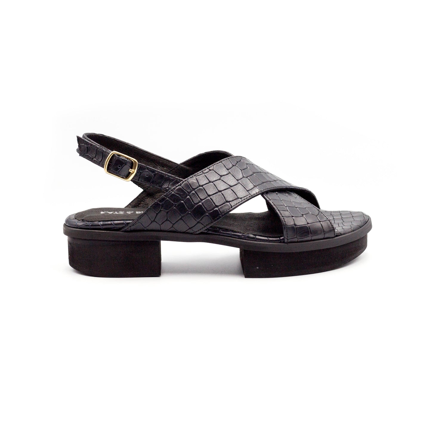 Jade - Black designer Sandals