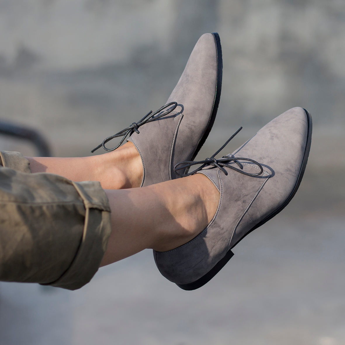 grey dress shoes ladies Gray Oxford Shoes – Katz And Birds