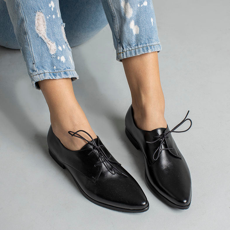 Black Oxfords Katz And Birds Black Oxfords Katz And Birds