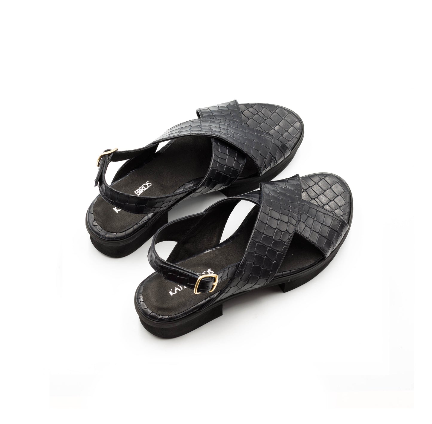Jade - Black designer Sandals