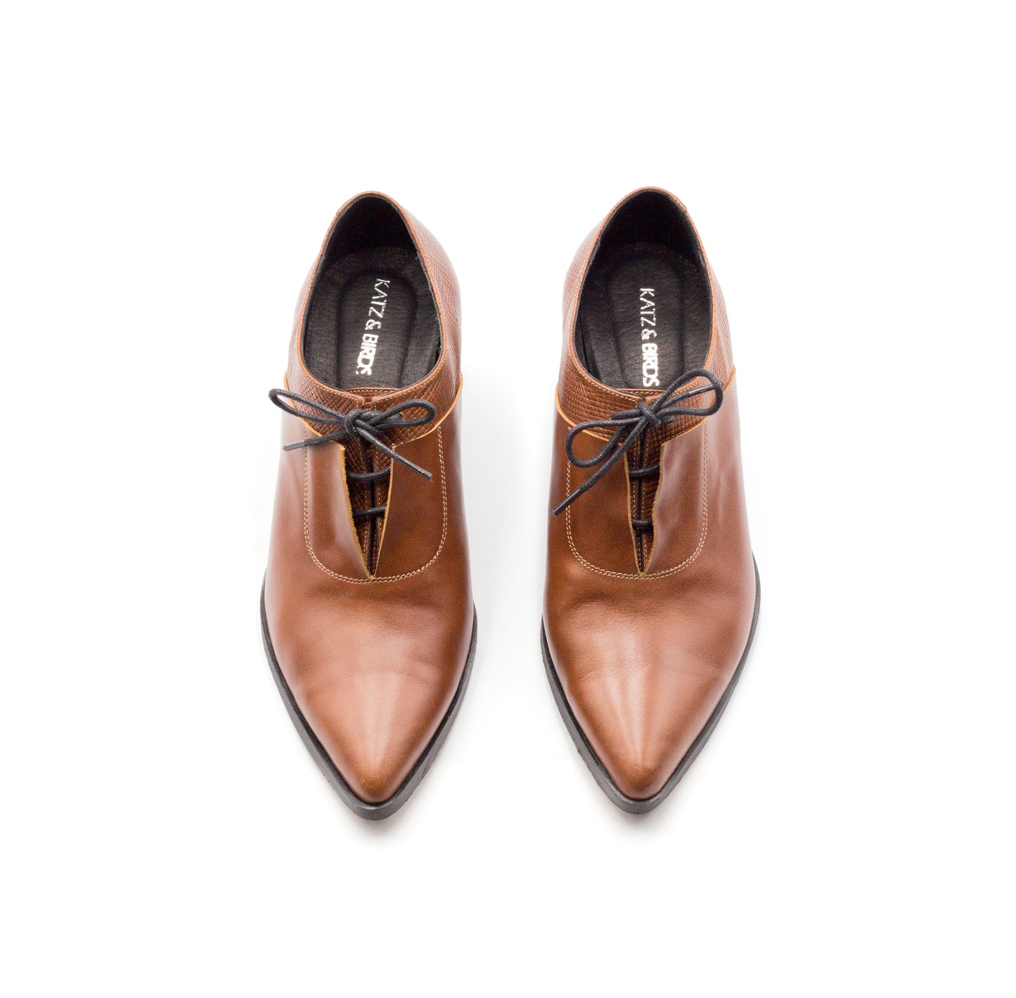 Tamarix - Textured Oxford Pumps, Brown