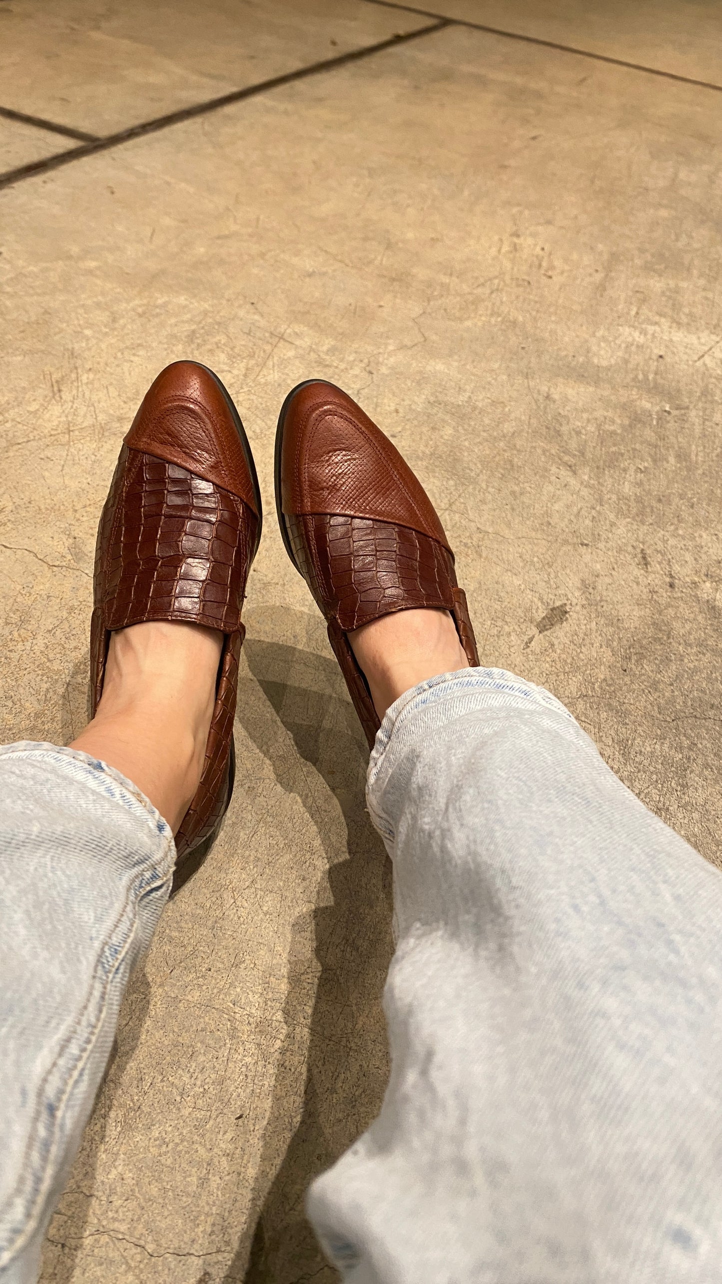 Chocolate Berlin - Two Pattern Moccasins Shoes