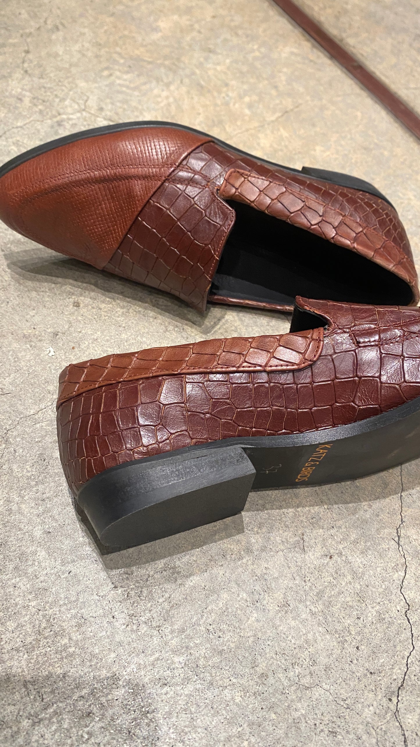 Chocolate Berlin - Two Pattern Moccasins Shoes