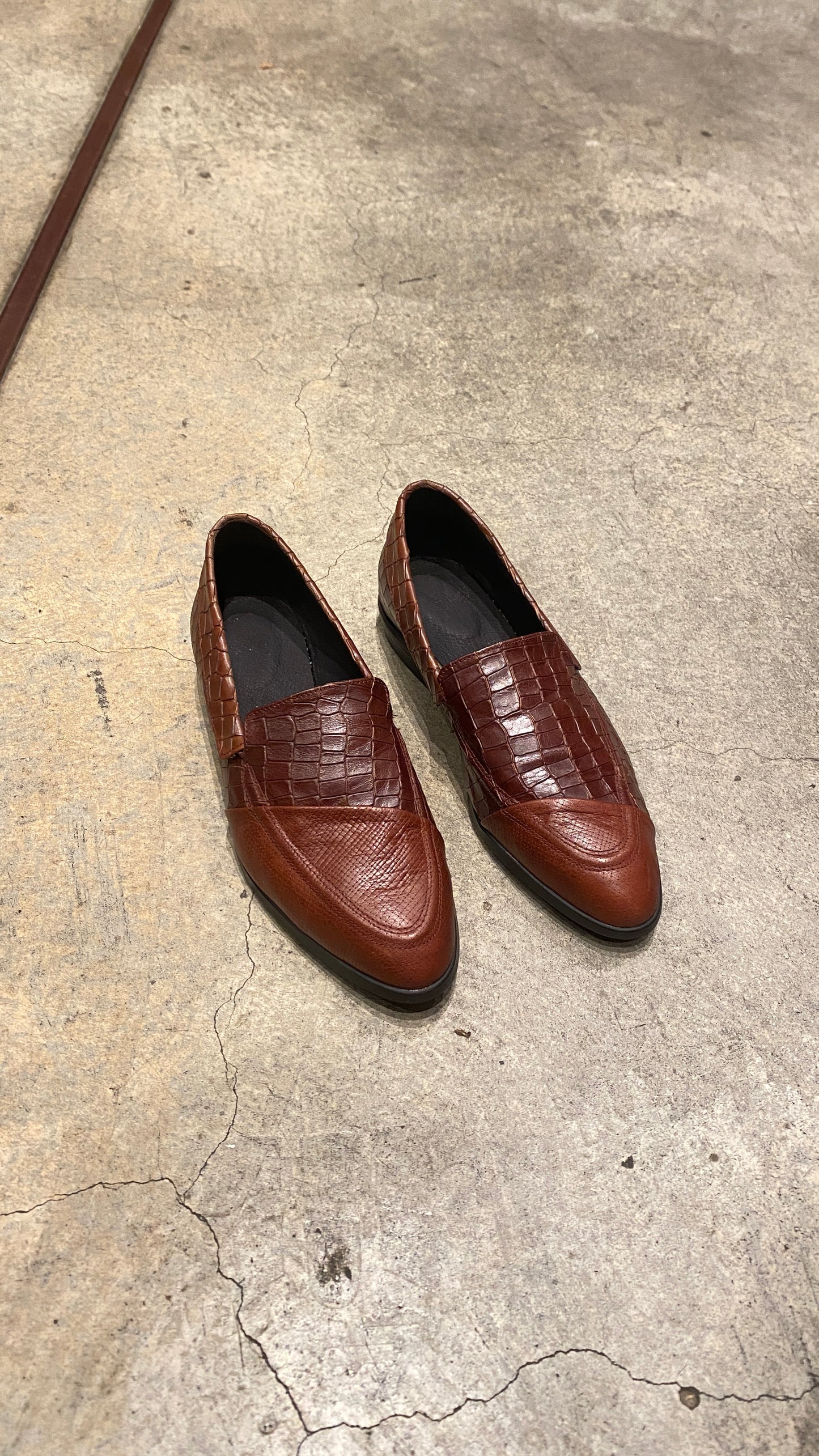 Chocolate Berlin - Two Pattern Moccasins Shoes