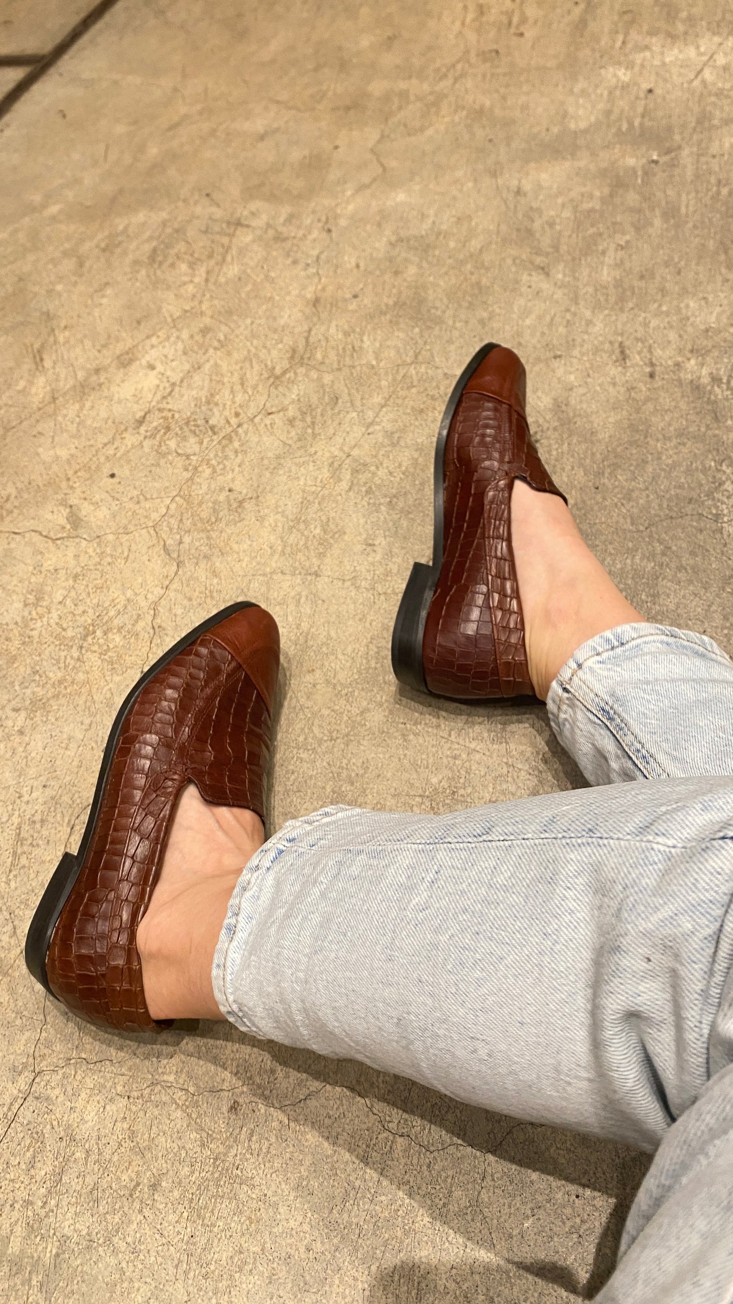 Chocolate Berlin - Two Pattern Moccasins Shoes