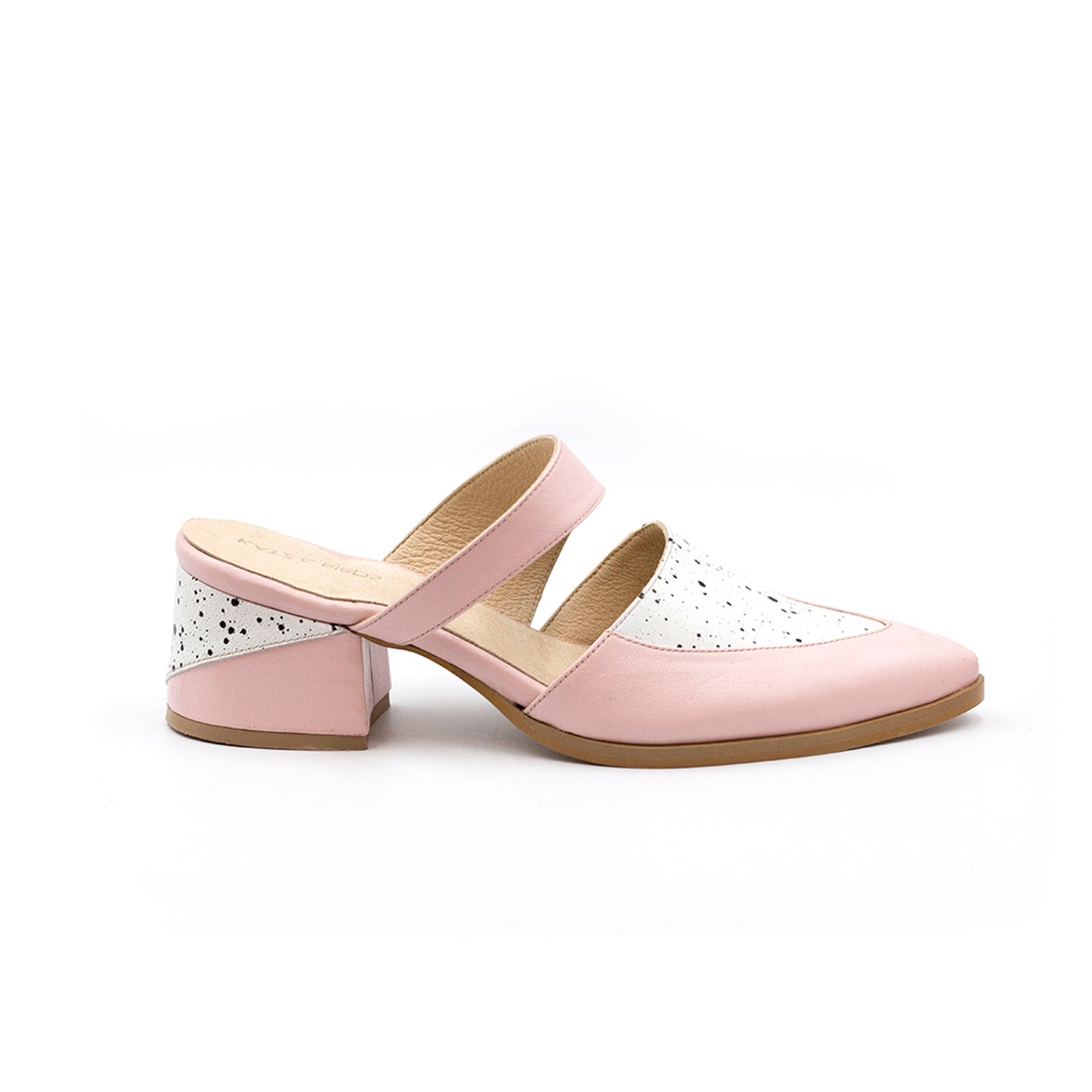 Pink Pointed Toe Mules - Bermuda