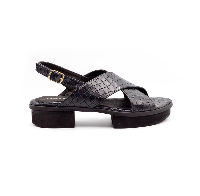 Jade -  Black designer Sandals