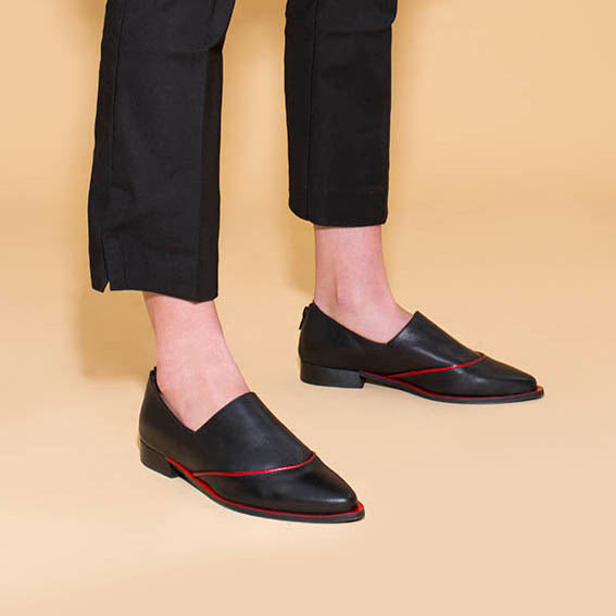Brandy - Red Sole Flat Shoes