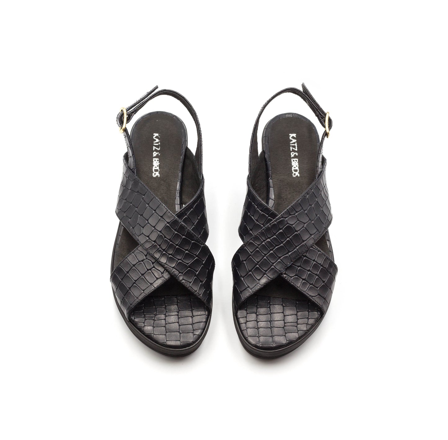 Jade -  Black designer Sandals