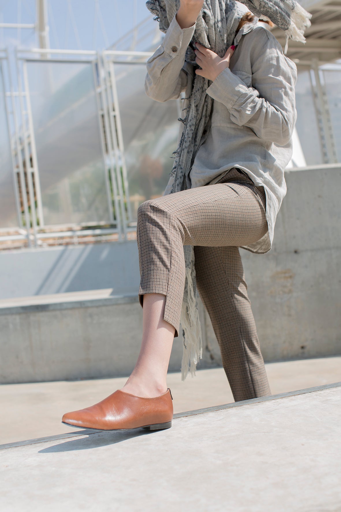 Sparrow - Brown classic flats