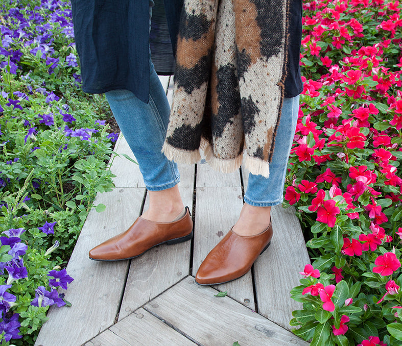 Sparrow - Brown classic flats