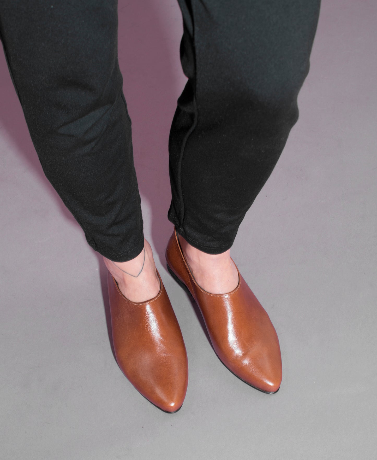 Sparrow - Brown classic flats