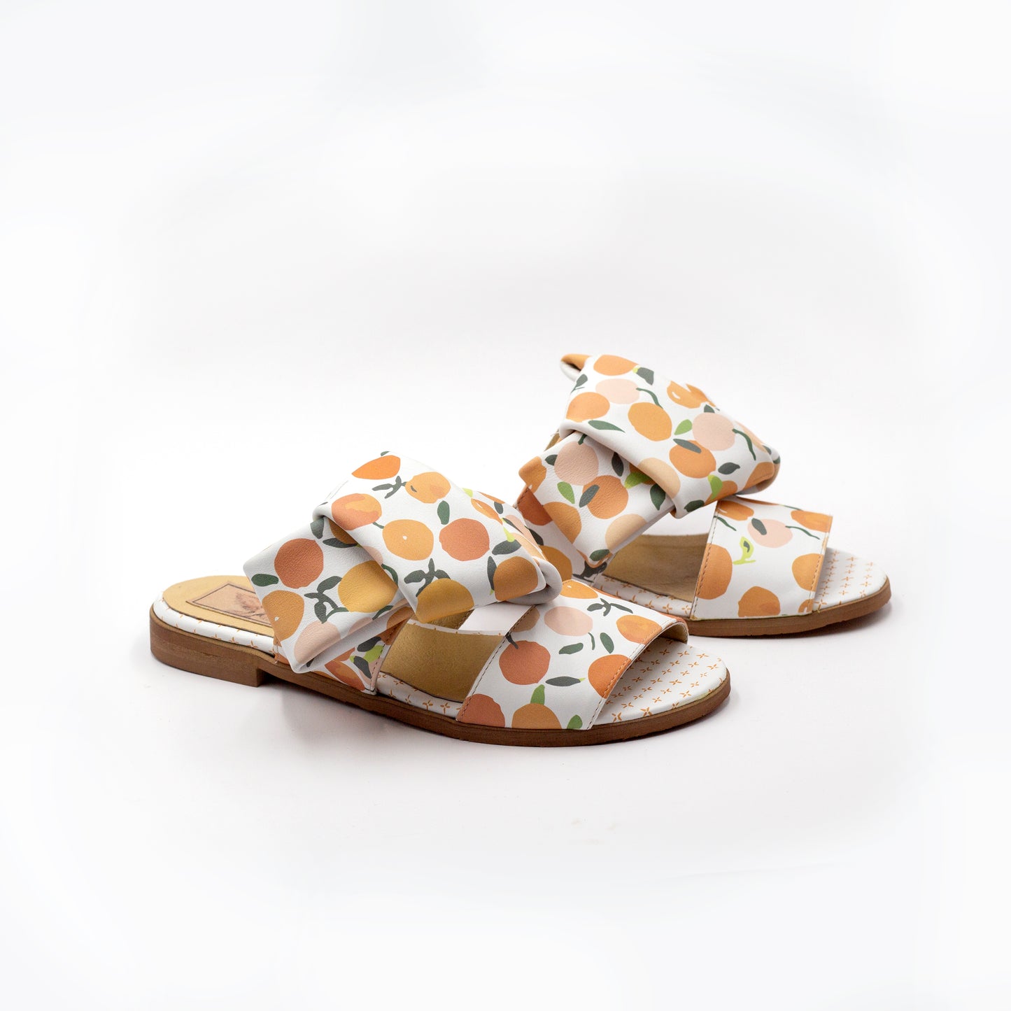 Vitamin C- Oranges Print Flats