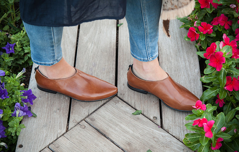 Sparrow - Brown classic flats