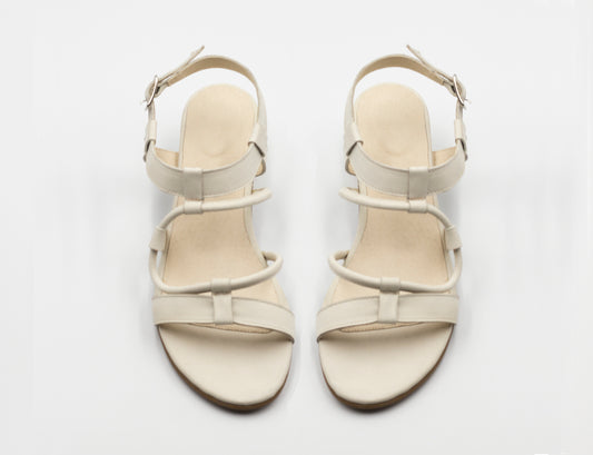 White Cactus - White Sandals