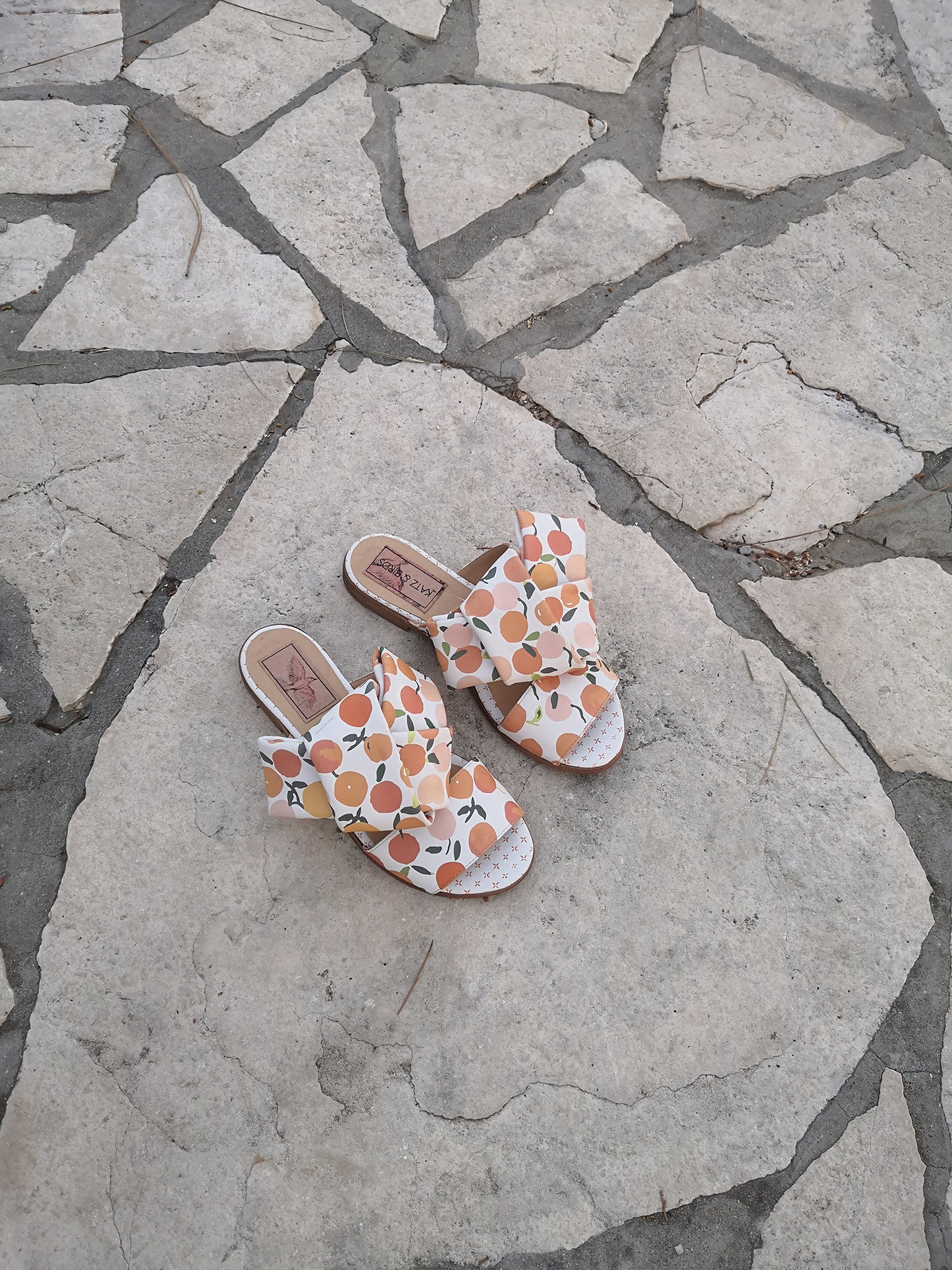 Vitamin C- Oranges Print Flats