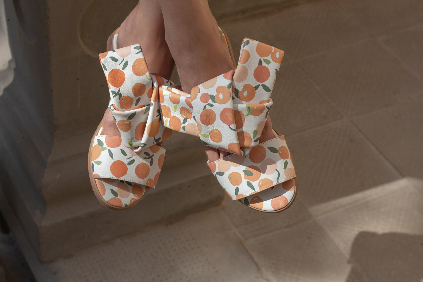 Vitamin C- Oranges Print Flats