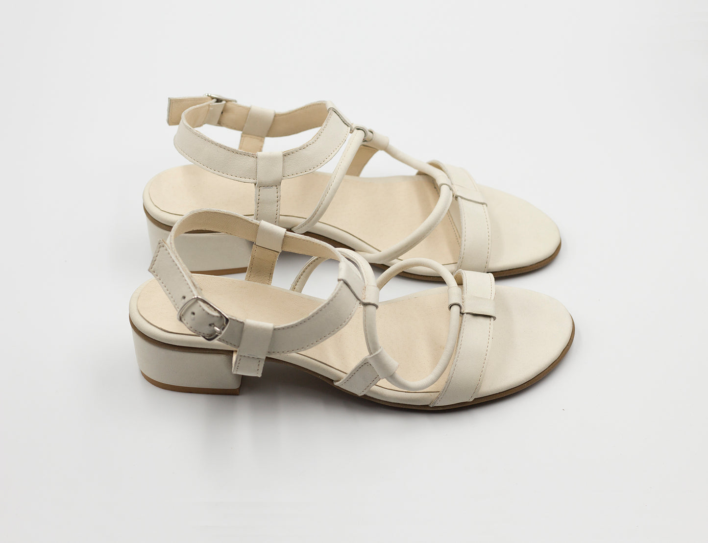 White Cactus - White Sandals